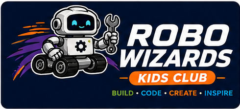 Robo Wizards Kids Club robot logo
